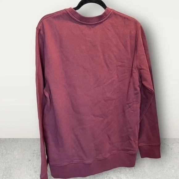 NWT ~ EDDIE BAUER SWEATSHIRTS Burgundy color ~ various sizes ~ HEAVYWEIGHT - Picture 8 of 8